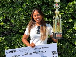 Sejarah Baru! Dhea Natasya Jadi Juara Dunia Hamamatsu Open 2026, Lolos ke WSL World Longboard Tour