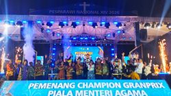 Juara Umum Pesparawi Nasional XIV, Sulawesi Utara Bawa Pulang Piala Presiden dan Menteri Agama