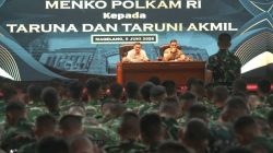 Menko Polkam Bekali Taruna Akmil, Tekankan Budaya Membaca dan Kedekatan dengan Prajurit