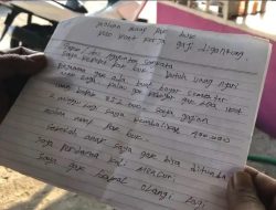 Tinggalkan Surat Permintaan Maaf, Maling di Mojokerto Janji Kembalikan Uang Lebih Besar