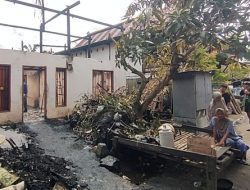 Lansia di Polman Terluka Tertimpa Plafon Saat Rumah Terbakar