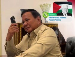 Prabowo Terima Telepon Mahmoud Abbas, Tegaskan Dukungan Indonesia untuk Palestina