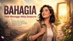 Bahagia Tidak Menunggu Hidup Sempurna