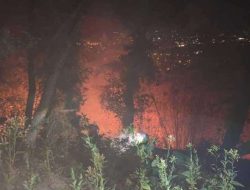 Kebakaran Lahan di Kaki Gunung Putri Garut Berhasil Dipadamkan