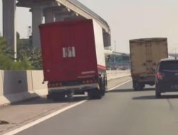 Viral Truk Ugal-ugalan di Tol Jagorawi, Polisi Akan Tindak Pengemudi