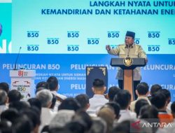 Prabowo: Mandatori B50 Bukti Keberhasilan Estafet Kepemimpinan Bangun Ketahanan Energi Nasional