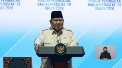 Prabowo Singgung “Tamu Tak Tahu Diri” Saat Puncak Peringatan Hari Koperasi Nasional
