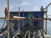 Pemasangan Tiang Rumah Tandai Kemajuan Renovasi RTLH Milik Ibu Samsia di Desa Umbele