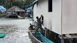 Renovasi RTLH di Desa Polewali Masuki Tahap Pemasangan Dinding dan Aplus