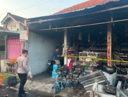 Pom Mini di Mojokerto Terbakar Usai Isi BBM, Polisi Selidiki Penyebabnya
