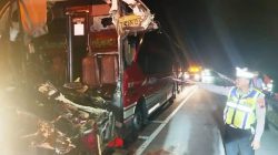 Bus Agra Mas Tabrak Truk Tronton di Tol Pemalang-Batang, Satu Penumpang Meninggal Dunia
