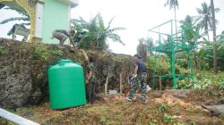 Manunggal Air Bersih di Masjid Desa Polewali Disiapkan untuk Fasilitas Tempat Wudhu Jamaah