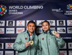 Panjat Tebing Indonesia Kawinkan Emas Speed di World Climbing Series Chamonix