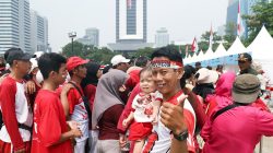 Ribuan Warga Nikmati Pesta Rakyat HUT RI di Monas