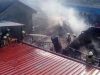 18 Unit Pemadam Atasi Kebakaran Kios di Tambora