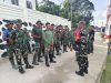 Apel Pagi Dipimpin Dan SSK TMMD, Pastikan Kesiapan Personel Sebelum Bekerja