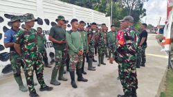 Apel Pagi Dipimpin Dan SSK TMMD, Pastikan Kesiapan Personel Sebelum Bekerja