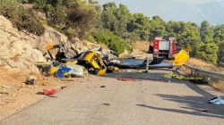 Dua Helikopter Pemadam Kebakaran Bertabrakan di Yunani