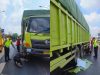 Mahasiswi Tewas Terlindas Truk Saat Gagal Menyalip di Lampung Tengah