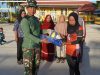 Satgas TMMD Serahkan Bantuan Sarana Olahraga kepada Ibu-Ibu PKK Desa Pulau Dua