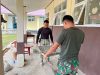 Satgas TMMD Kembali Lanjutkan Pengecoran Lantai SD Negeri Polewali
