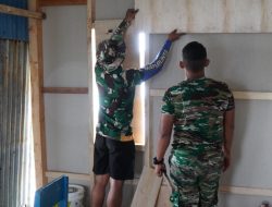 Renovasi RTLH Milik Ibu Samsiah Memasuki Tahap Pemasangan Lantai dan Dinding Dapur