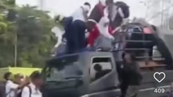 Kronologi Truk Polisi Bawa Pelajar Kecelakaan di Cawang