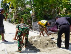 Satgas TMMD Perbaiki Fasilitas Umum Rusak di Kepulauan Umbele