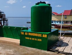 Program Manunggal Air Bersih TMMD ke-129 Kodim 1311/Morowali Rampung, Masyarakat Desa Umbele Kini Dapat Memanfaatkannya