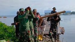Perjuangan Panjang Satgas TMMD dan Masyarakat, Mesin Pendorong Air Berhasil Dibawa ke Lokasi Manunggal Air