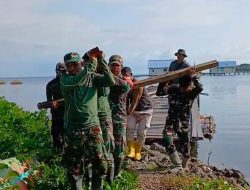 Perjuangan Panjang Satgas TMMD dan Masyarakat, Mesin Pendorong Air Berhasil Dibawa ke Lokasi Manunggal Air