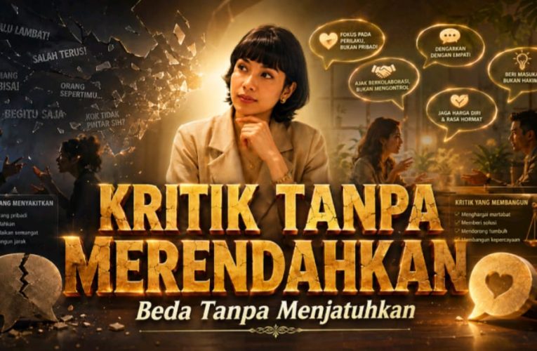 Kritik Tanpa Merendahkan, Beda Tanpa Menjatuhkan