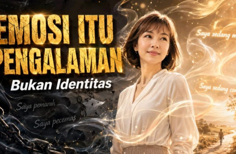 Emosi Itu Pengalaman, Bukan Identitas