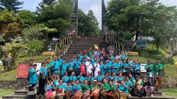 Umat Hindu Kabupaten Bekasi Ngayah Sambut Pujawali di Gunung Salak