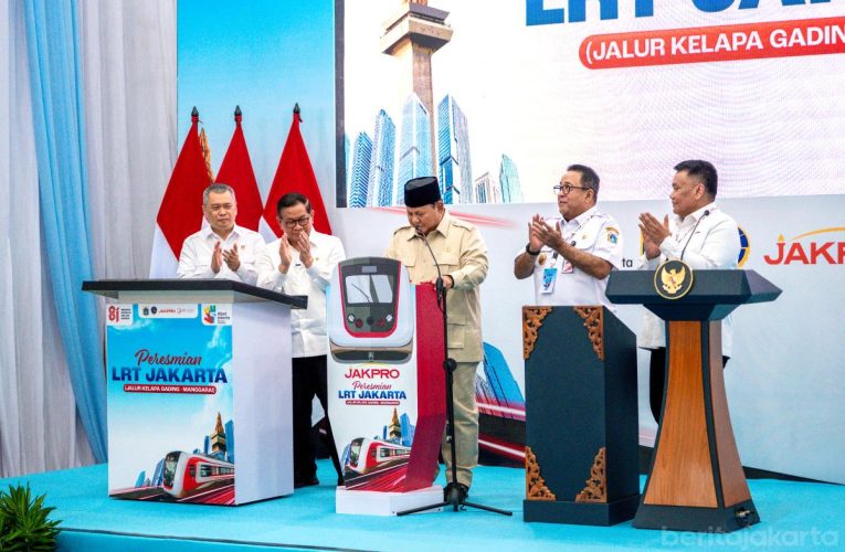 LRT Jakarta Kelapa Gading Manggarai Resmi Beroperasi dengan 11 Stasiun