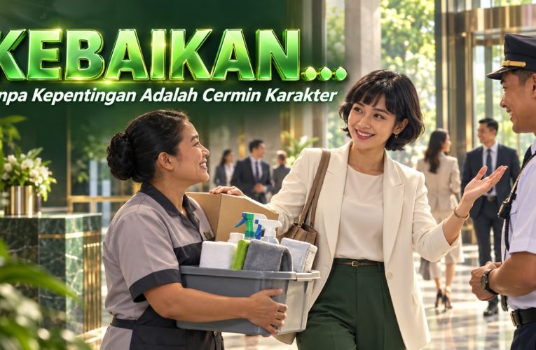 Kebaikan Tanpa Kepentingan Adalah Cermin Karakter