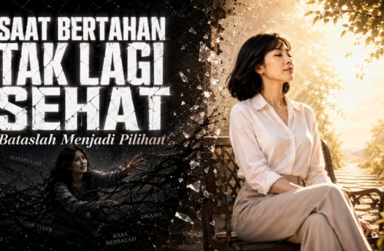 Saat Bertahan Tak Lagi Sehat, Bataslah Menjadi Pilihan