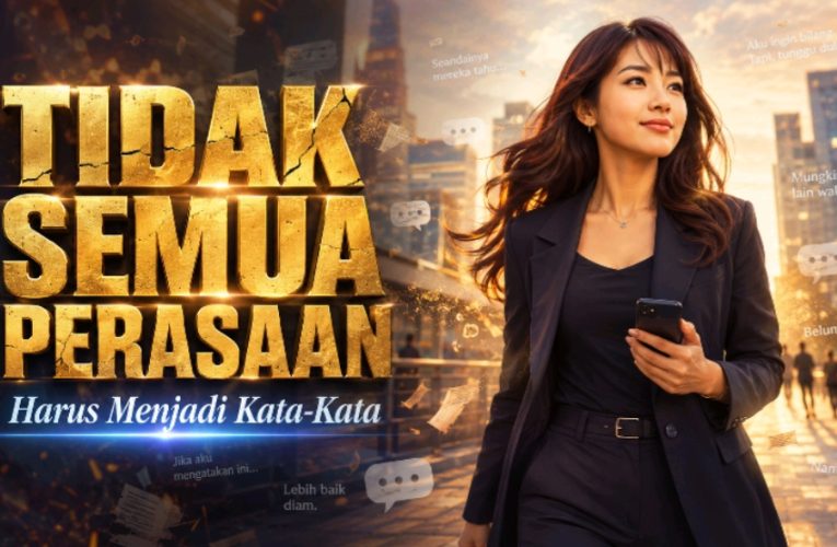 Tidak Semua Perasaan Harus Menjadi Kata-Kata
