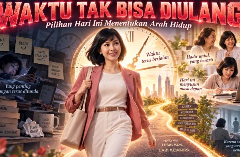 Waktu Tak Bisa Diulang, Pilihan Hari Ini Menentukan Arah Hidup