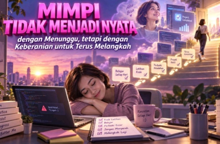 Mimpi Tidak Menjadi Nyata dengan Menunggu, tetapi dengan Keberanian untuk Terus Melangkah