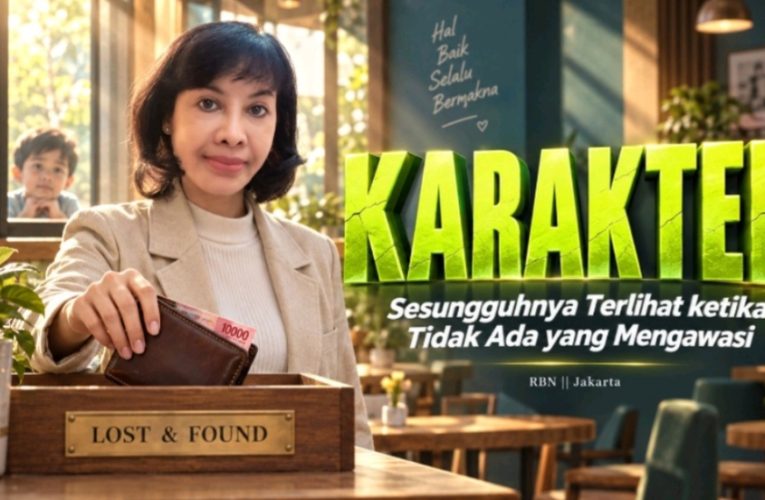 Karakter Sesungguhnya Terlihat ketika Tidak Ada yang Mengawasi