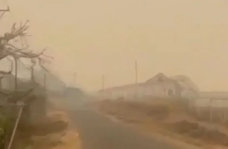 Kabut Asap Karhutla Merauke Selimuti Mimika, Kesehatan Warga Terancam