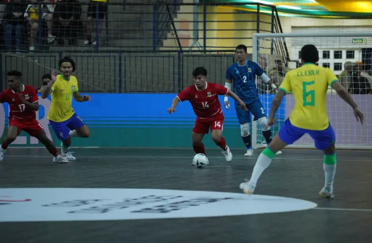 Brasil Menang 3-0 dari Indonesia di Copa das Nacoes Futsal 2026