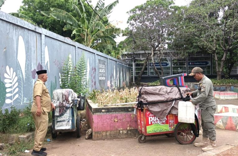 PKL di Pondok Pinang Ditertibkan karena Ganggu Lalu Lintas