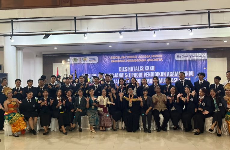 STAH Dharma Nusantara Gelar Dies Natalis XXXII dan Wisuda, Dorong Penguatan Pendidikan Hindu