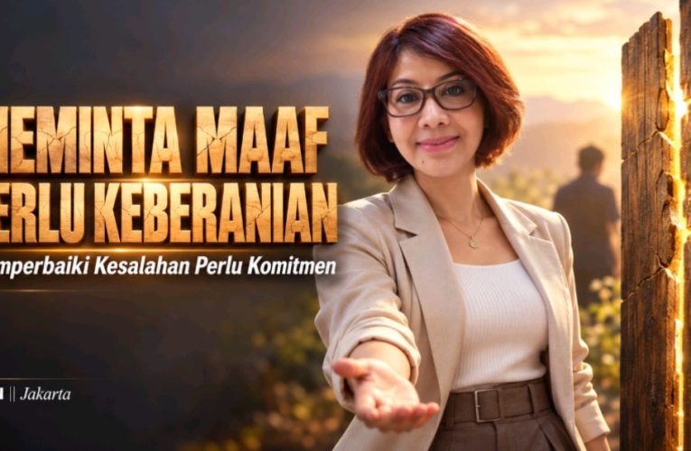 Meminta Maaf Perlu Keberanian, Memperbaiki Kesalahan Perlu Komitmen