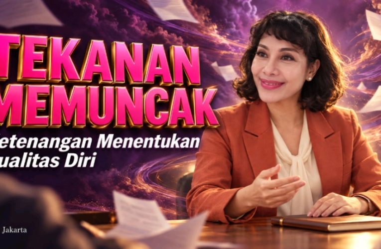 Tekanan Memuncak, Ketenangan Menentukan Kualitas Diri