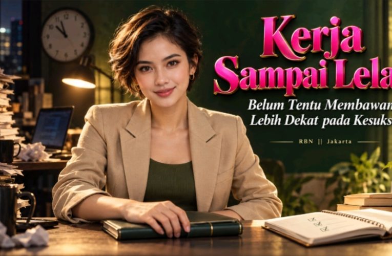 Kerja Sampai Lelah Belum Tentu Membawamu Lebih Dekat pada Kesuksesan