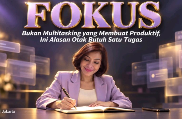 Bukan Multitasking yang Membuat Produktif, Ini Alasan Otak Butuh Fokus Satu Tugas