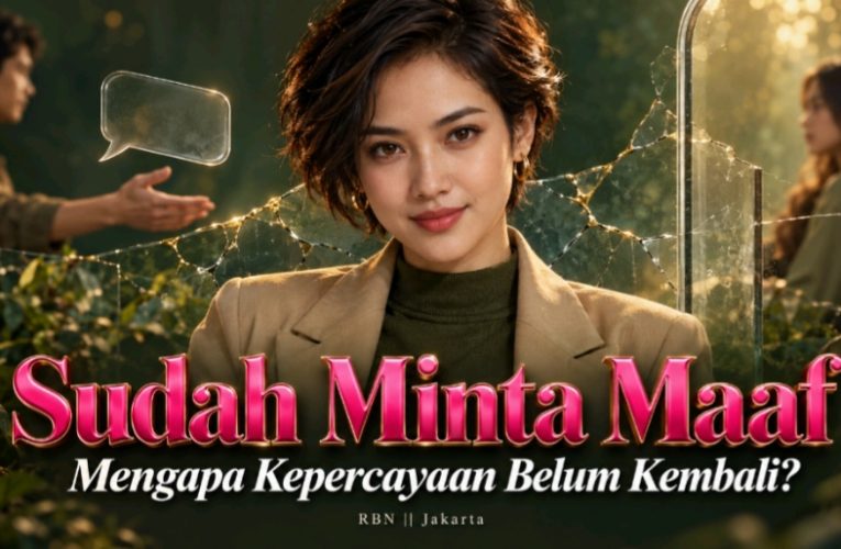 Sudah Minta Maaf, Mengapa Kepercayaan Belum Kembali?